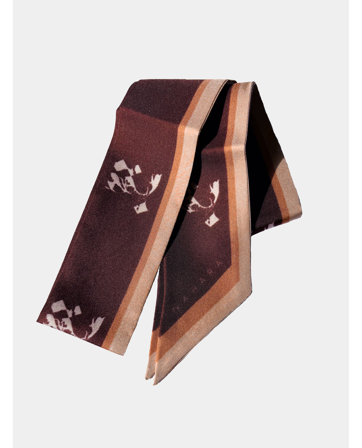 Alessia scarf - burgundy - reduced